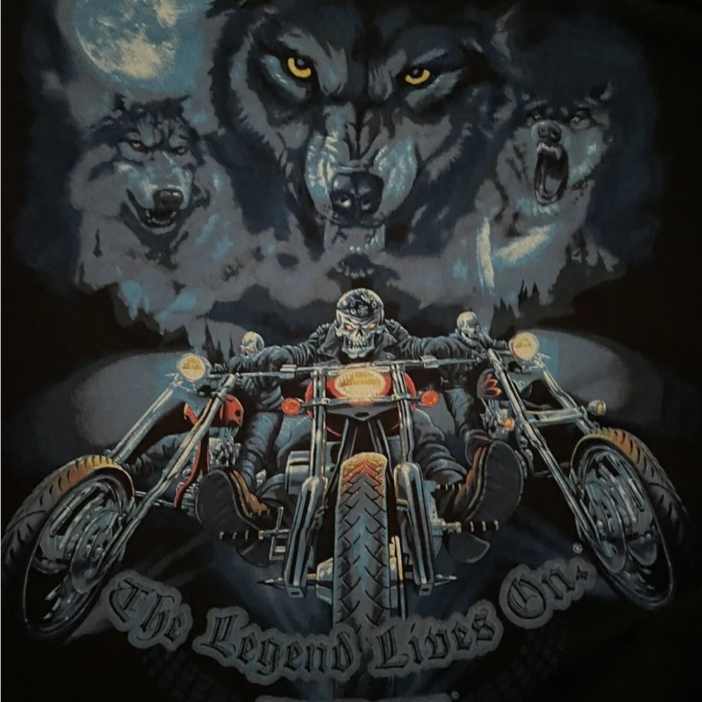 Harley-Davidson Wolf 2014 STURGIS Black Hills Rally The Legend Lives On Size XL